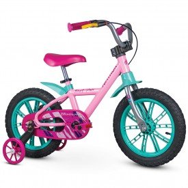 bicicleta infantil nathor first pro feminina