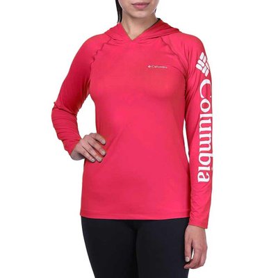 Camiseta Feminina M/L Columbia Aurora com Capuz